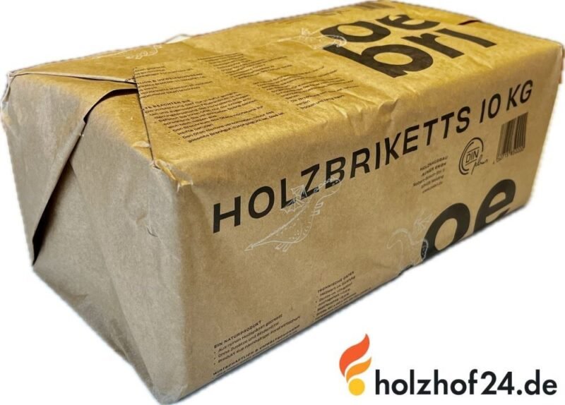 OEBRI Holzbriketts Nadelholz in Papierverpackung 960 kg Palette – Bild 3