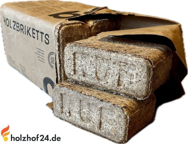 OEBRI Holzbriketts Nadelholz in Papierverpackung 960 kg Palette – Bild 4