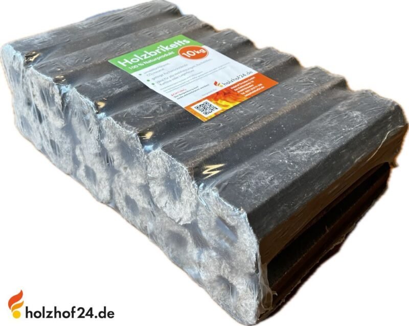 Pini Kay Hartholzbriketts Eiche mit Zugloch 960 kg Palette – Bild 3