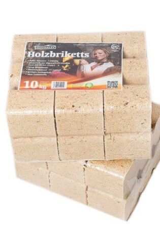 Uckermark Holzbriketts Nadelholz 10kg Pack