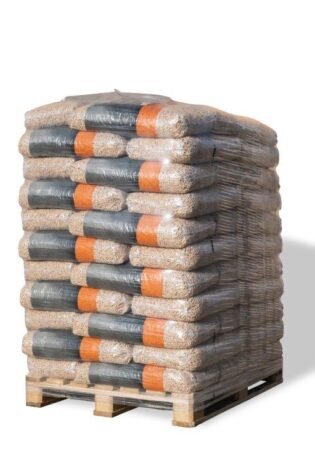 HS Timber Holz Pellets Sackware 15kg Sack 66 Sack Palette deutsche Herstellung