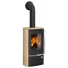 Justus Dauerbrand Kaminofen Reno R Sandstein Schwarz 6kW mit Automatik EEK: A